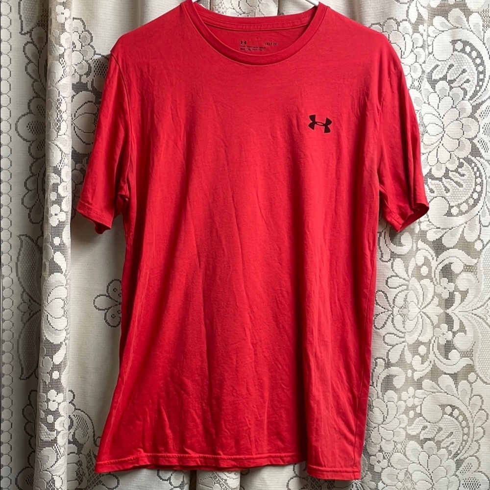 Under Armour Red Short Sleeve Performance Tee